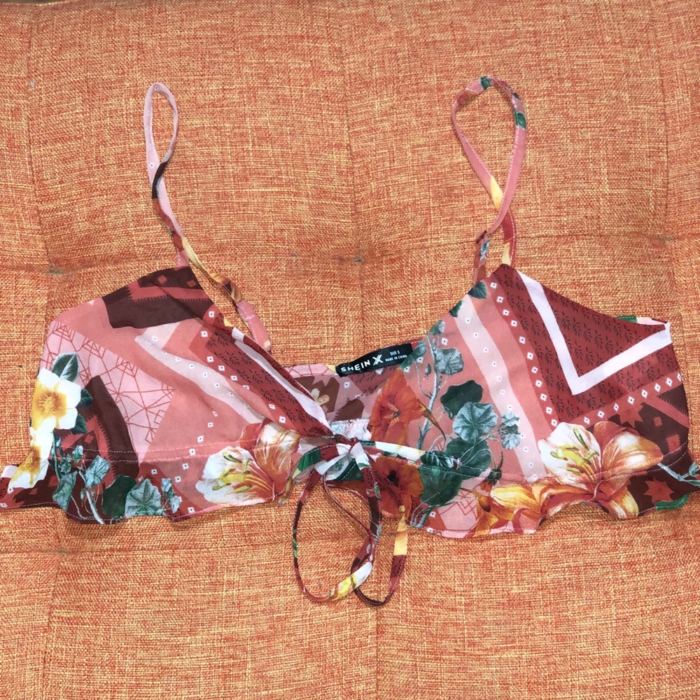 Front Tie Bra Top